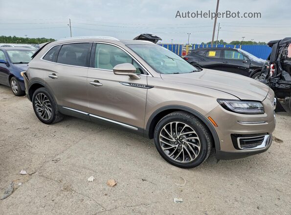 2LMPJ8K98LBL15993 2020 LINCOLN NAUTILUS Желто-коричневый Передняя правая четверть