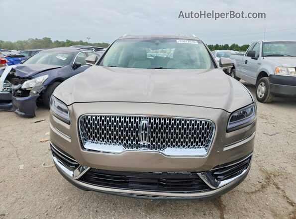 2LMPJ8K98LBL15993 2020 LINCOLN NAUTILUS Желто-коричневый Вид спереди