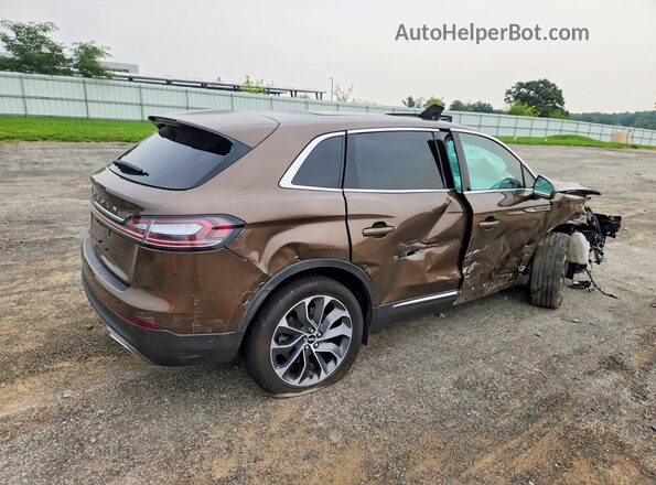 2LMPJ8K98NBL23224 2022 LINCOLN NAUTILUS Brown Задня права чверть