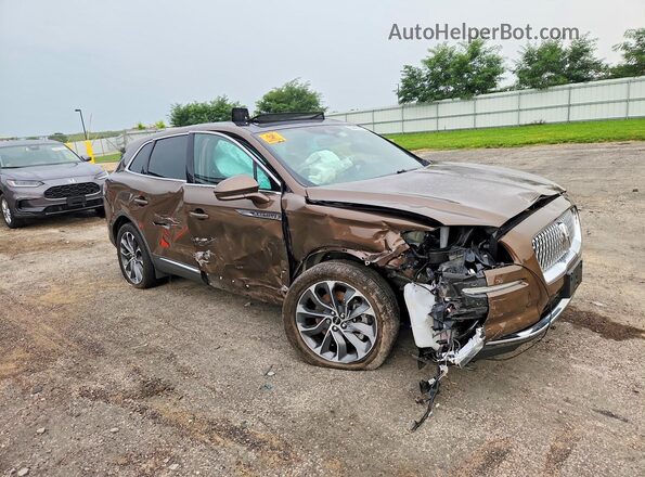 2LMPJ8K98NBL23224 2022 LINCOLN NAUTILUS Brown Передня права чверть