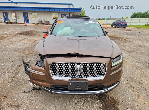 2LMPJ8K98NBL23224 2022 LINCOLN NAUTILUS Brown Вид спереду
