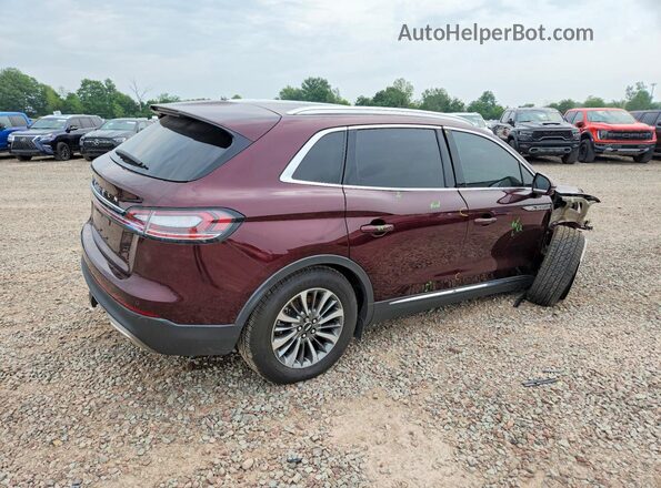 2LMPJ8K98PBL14395 2023 LINCOLN NAUTILUS Maroon Trasero derecho