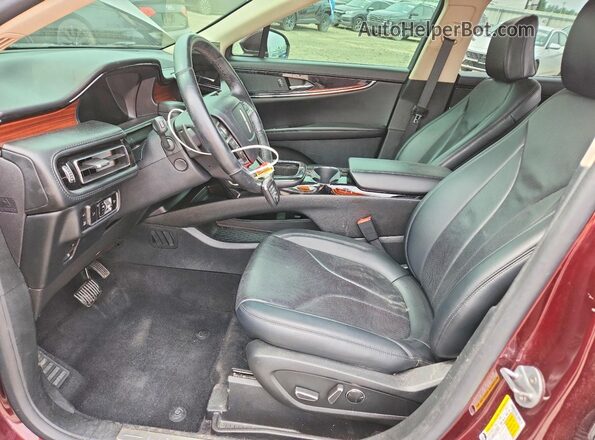 2LMPJ8K98PBL14395 2023 LINCOLN NAUTILUS Maroon Vista interior delantera
