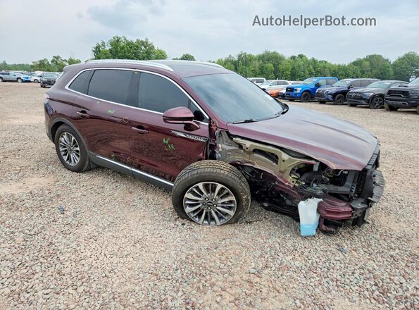 2LMPJ8K98PBL14395 2023 LINCOLN NAUTILUS Maroon Delantero derecho