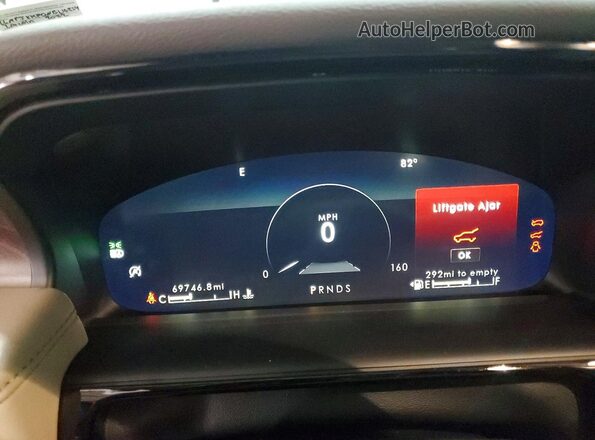 2LMPJ8KP0NBL16234 2022 LINCOLN NAUTILUS White Instrument cluster view