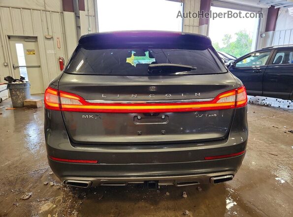 2LMPJ8KP2JBL47219 2018 LINCOLN MKX Gray Widok z tyłu