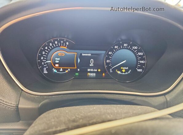 2LMPJ8KP2JBL47219 2018 LINCOLN MKX Gray Widok zestawu wskaźników