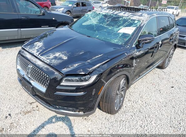 2LMPJ8KP2NBL09270 2022 LINCOLN NAUTILUS Black Widok z przodu