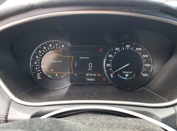 2LMPJ8KP3HBL16667 2017 LINCOLN MKX Черный Вид щитка приборов