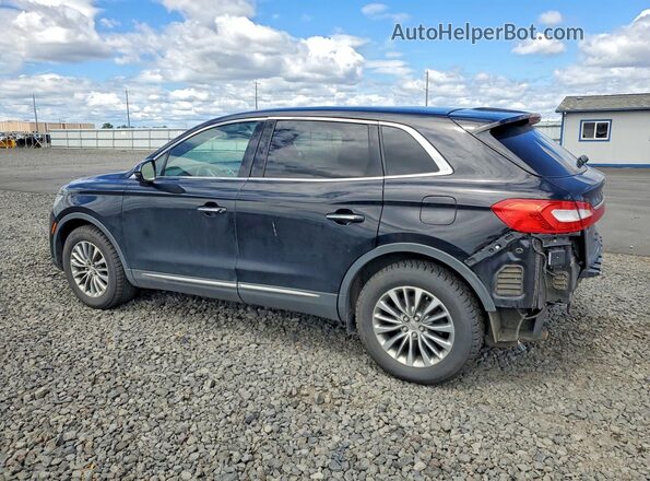 2LMPJ8KP3HBL16667 2017 LINCOLN MKX Черный Задняя левая четверть