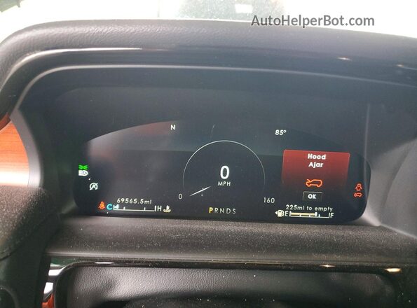 2LMPJ8KP3MBL19000 2021 LINCOLN NAUTILUS Gray Instrument cluster view
