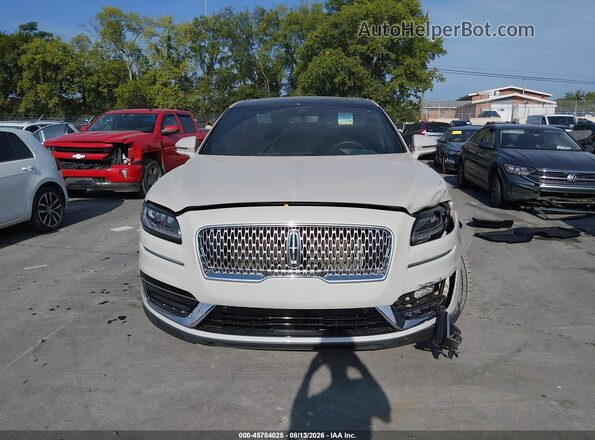2LMPJ8KP4LBL02995 2020 LINCOLN NAUTILUS White Вид щитка приладів