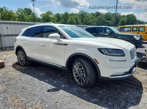 2LMPJ8KP7PBL03841 2023 LINCOLN NAUTILUS Белый Передняя правая четверть