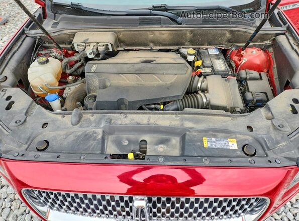 2LMPJ8KP8LBL01901 2020 LINCOLN NAUTILUS Red Widok komory silnika