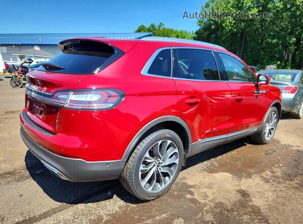 2LMPJ8KP9MBL18627 2021 LINCOLN NAUTILUS Красный Задняя правая четверть