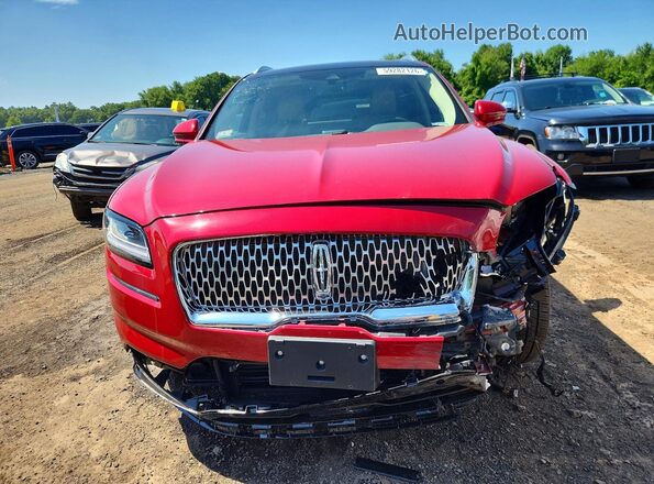 2LMPJ8KP9MBL18627 2021 LINCOLN NAUTILUS Красный Вид спереди