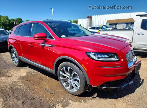 2LMPJ8KP9MBL18627 2021 LINCOLN NAUTILUS Красный Передняя правая четверть