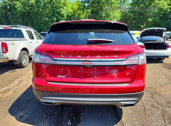 2LMPJ8KP9MBL18627 2021 LINCOLN NAUTILUS Красный Вид сзади