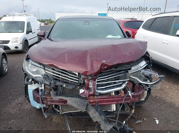 2LMPJ8KR5HBL34685 2017 LINCOLN MKX Maroon Սալոնի հետևի տեսք
