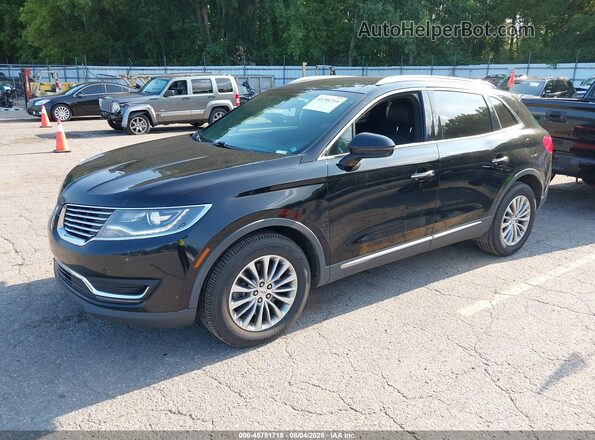 2LMPJ8KR6HBL48854 2017 LINCOLN MKX Black Առջևի ձախ երեք քառորդ տեսարան
