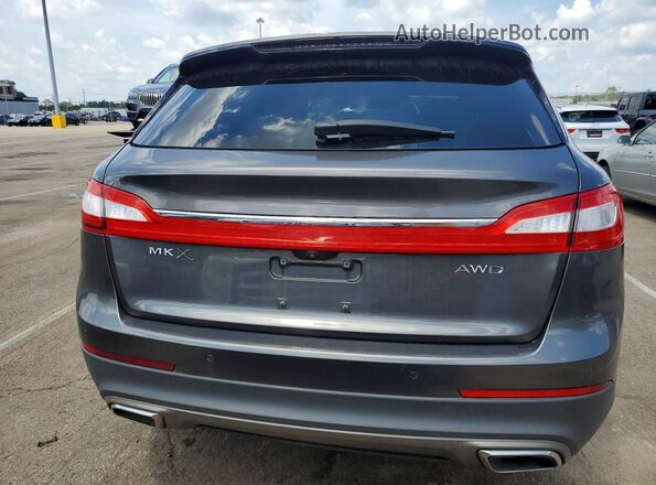 2LMPJ8KRXJBL18746 2018 LINCOLN MKX Gray Հետևի տեսք