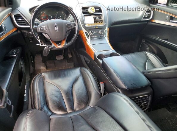 2LMPJ8KRXJBL18746 2018 LINCOLN MKX Gray Առջևի վահանակի տեսք