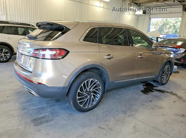 2LMPJ8L90KBL17234 2019 LINCOLN NAUTILUS Brown Задня права чверть