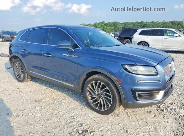 2LMPJ8L90KBL47110 2019 LINCOLN NAUTILUS Blue Front right