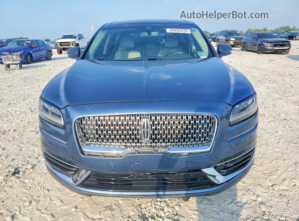 2LMPJ8L90KBL47110 2019 LINCOLN NAUTILUS Blue Front view