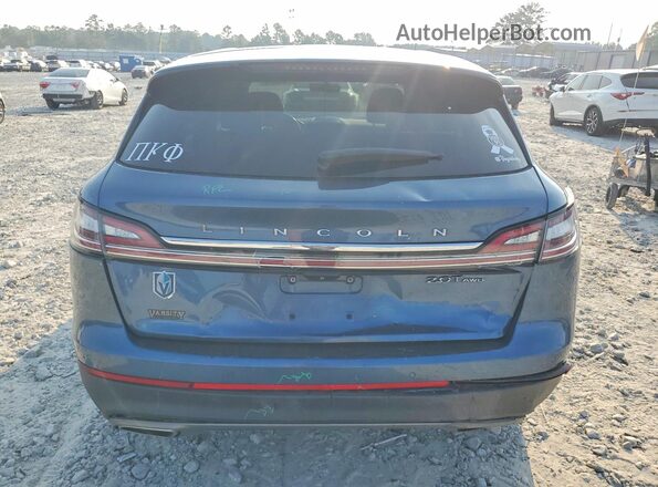 2LMPJ8L90KBL47110 2019 LINCOLN NAUTILUS Blue Rear view