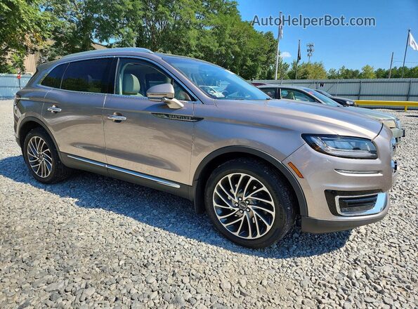 2LMPJ8L94KBL62676 2019 LINCOLN NAUTILUS Brown Front right