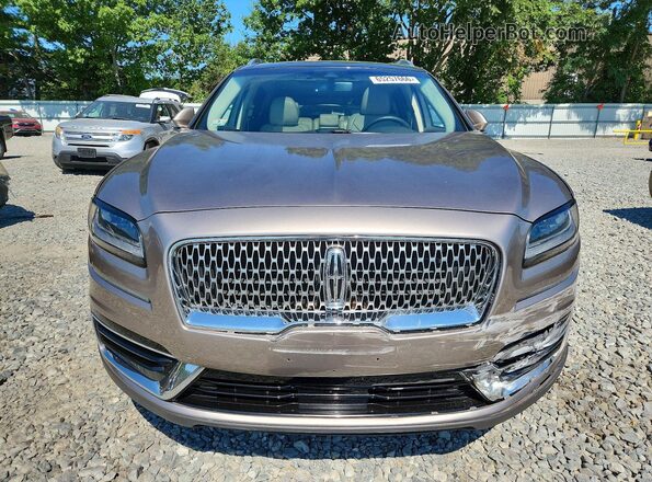 2LMPJ8L94KBL62676 2019 LINCOLN NAUTILUS Brown Front view