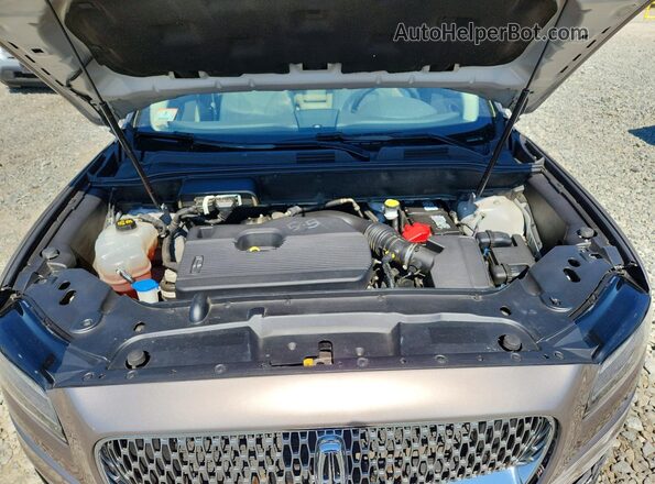 2LMPJ8L94KBL62676 2019 LINCOLN NAUTILUS Brown Engine compartment view