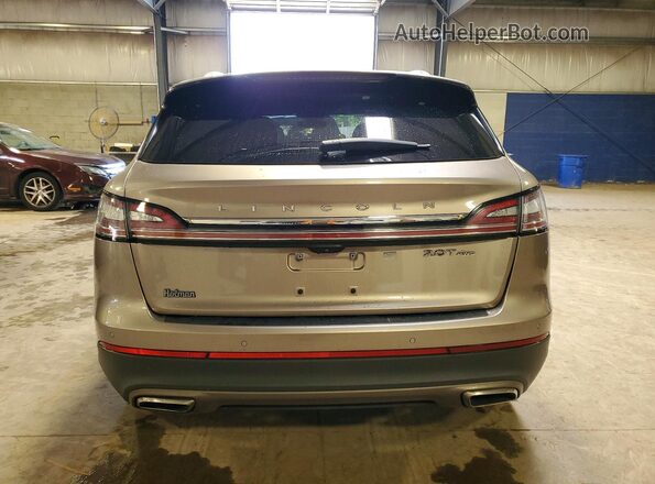2LMPJ8L96KBL61710 2019 LINCOLN NAUTILUS Tan Rear view