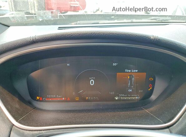 2LMPJ8L96KBL61710 2019 LINCOLN NAUTILUS Tan Instrument cluster view