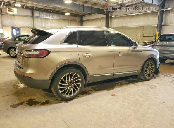 2LMPJ8L96KBL61710 2019 LINCOLN NAUTILUS Tan Rear right