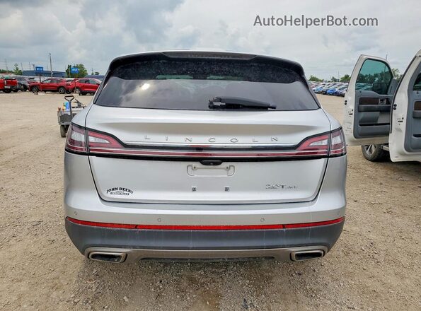 2LMPJ8L97KBL56452 2019 LINCOLN NAUTILUS Silver Widok z tyłu