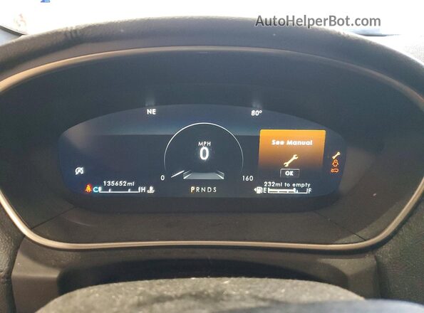 2LMPJ8L99KBL50507 2019 LINCOLN NAUTILUS Silver Вид щитка приладів