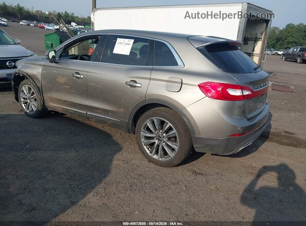 2LMPJ8LP0HBL16110 2017 LINCOLN MKX Brown Rear left