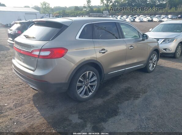 2LMPJ8LP0HBL16110 2017 LINCOLN MKX Brown Rear right