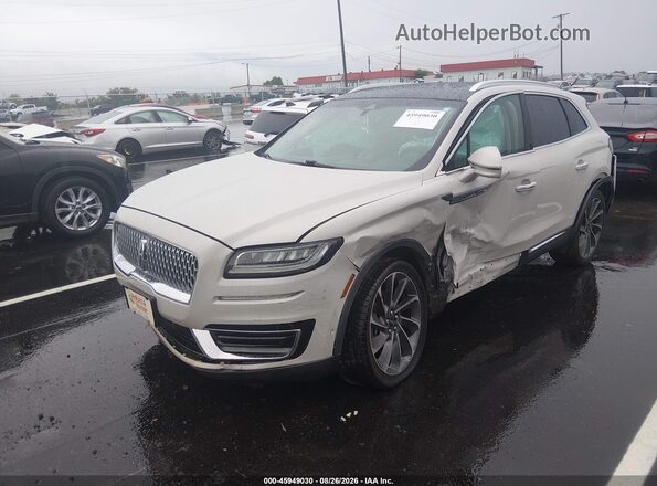 2LMPJ8LP2KBL28184 2019 LINCOLN NAUTILUS Белый Передняя левая четверть