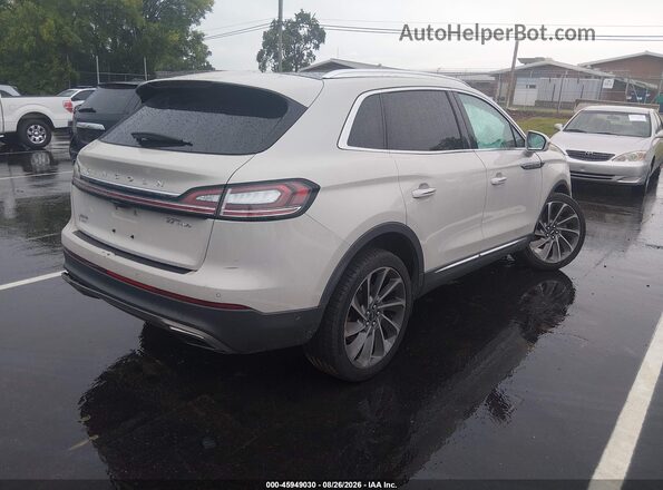 2LMPJ8LP2KBL28184 2019 LINCOLN NAUTILUS Белый Задняя правая четверть
