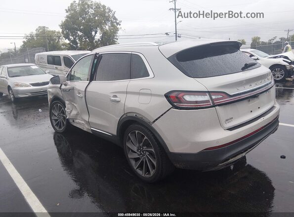 2LMPJ8LP2KBL28184 2019 LINCOLN NAUTILUS Белый Задняя левая четверть