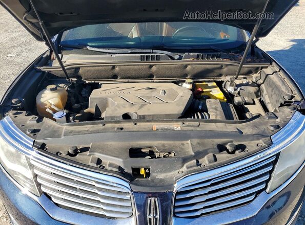 2LMPJ8LP3HBL13170 2017 LINCOLN MKX Синий Вид задней части салона
