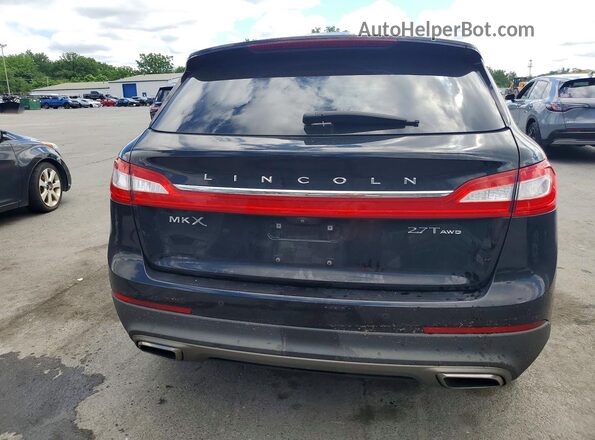 2LMPJ8LP5HBL30682 2017 LINCOLN MKX Black Rear view