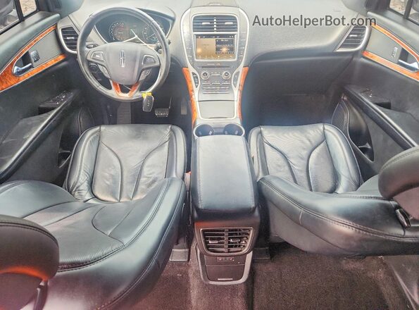 2LMPJ8LP6JBL21608 2018 LINCOLN MKX Gray Առջևի վահանակի տեսք
