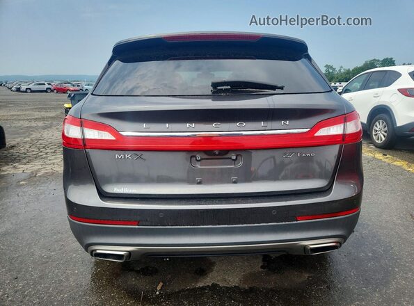 2LMPJ8LP6JBL21608 2018 LINCOLN MKX Gray Հետևի տեսք