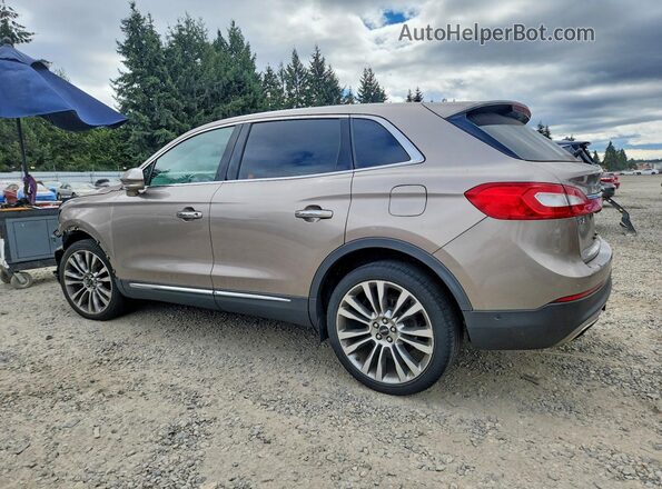 2LMPJ8LP7JBL37283 2018 LINCOLN MKX Tan Rear left