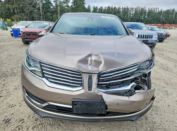 2LMPJ8LP7JBL37283 2018 LINCOLN MKX Tan Front view