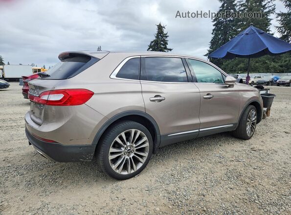 2LMPJ8LP7JBL37283 2018 LINCOLN MKX Tan Rear right